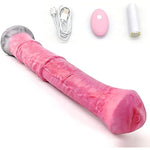 Realistic Long Horse Dildo Vibration Dildo Vibrator, 11Inch Vibrating Silicone Vibrator With Suction Cup Rechargable Vibrator Adult Sex Toy For Women Men Anal Plug