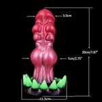 Glowing Suction Base Dragon Silicone Dildo Monster Dildo Anal Plug Fantasy Alien Silicone Made