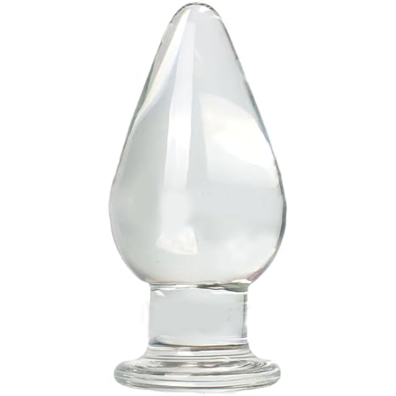 4.72 Inches Crystal Anal Plug Bum Plugs, Anal Expander Glass Prostate Massage Anal Trainer Large Anal Stimulation Sex Toy For Men Women Play