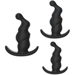 Silicone Spiral Wearable Anal Plug Silicone Anal Plug Widened And Enlarged Anchor Base, Adult Toys For Men And Women Sm Masturbation Device