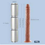 16.5 Inch Super Long Realistic Dildo + 15.7Inch Huge Anal Plug
