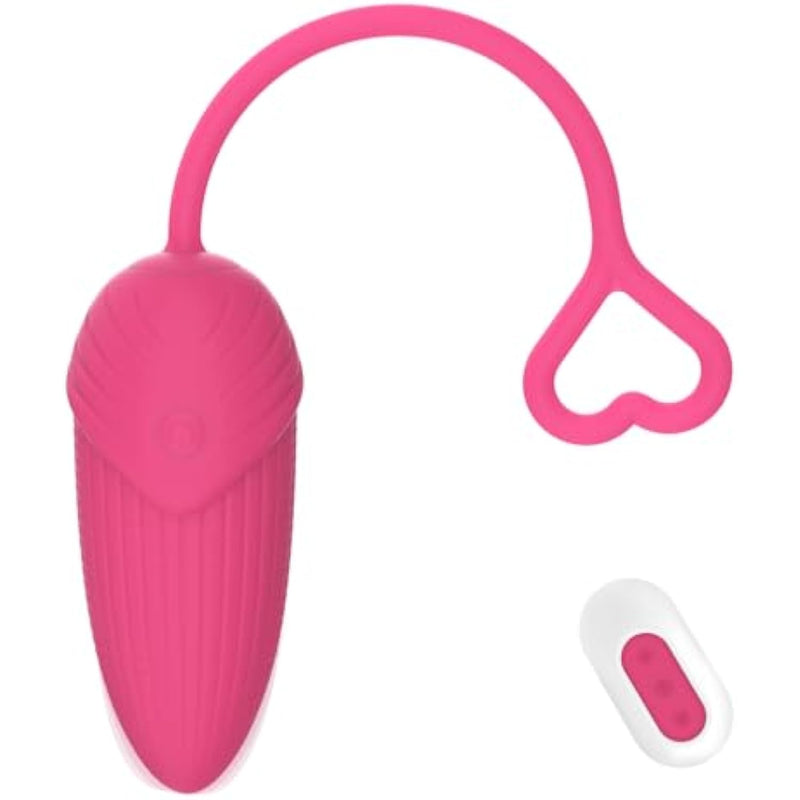Wireless Vibrating Massager Sex Toys, G-Spot Corn Shaped Vibrating Egg Stimulator, Multi-Mode, Body-Safe Material, For Adult Women (Mei-H)
