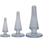 Doc Johnson Crystal Jellies - Anal Initiation Kit, Clear