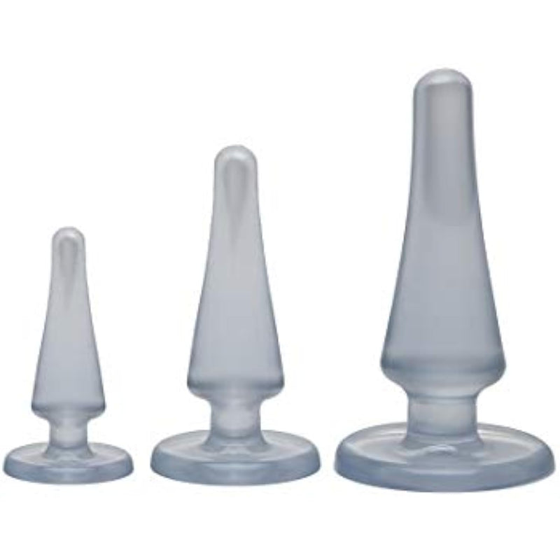 Doc Johnson Crystal Jellies - Anal Initiation Kit, Clear