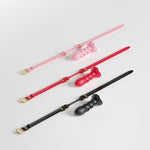 Multi-Section Adjustable Ball Gag Exercise Rose Shape Open Mouth Gag Bondage Gear Silicone Gag Couple Props Adult Sex Toys?Pink?