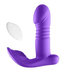 Vibrator Thrusting Dildo For Women, Thrusting Dildo With Vibrating Clitoris Vibrator, Women Couples Adult Sex Toys Games, G Spot Anal Dildo, Female Sex Toy