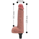 Thrusting Dildo Machine With Vibration & Heat - Automatic Sex Toy For Women, Realistic Silicone Thrusting & Vibrating, G-Spot & Anal Stimulation, Suction Cup Adult Toy, Heated Up To 42?