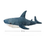 39.5-Inch Plush Shark Toy Pillow, Giant Shark Stuffed Animal,Soft Shark Cushion Pillow Shark Plush Pillows,Chubby Stuffed Shark Toy - Children S Boys And Girls Room Decoration Bedtime Gift (Blue)