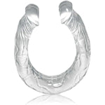 18.1 Inch Super Long Realistic Double-Ended Dildo Transparent Double Sided Dildos Anal Long Dildo Soft And Flexible Double Dildo Double Dong Realistic Dildos For Couple Men Women Penis