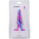 Doc Johnson A-Play - Groovy - Silicone Anal Plug - 5 inch (1.25 inches Wide), Berry