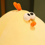 Fat Chicken Plush Pillow Super Soft Mother Hen Doll Plush Toy 17.7Inch Funny Cutechicken Neck Pillow Yellow Chicken Stuffed Animal For Boys & Girls Festival
