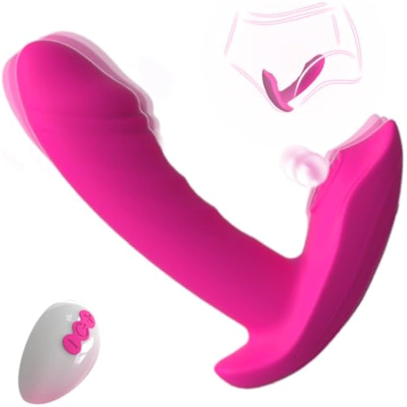 2025 New Remote Control Vibrator Female Sex Toy With 10 Powerful Modes Wearable G Spot Dildo Vibrators Sex Toys For Female Couple,Clitoral Stimulator Adult Sex Toy