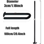 39.37 Inch Anal Plug Butt Plug Dildo G Spot Sex Toy Black