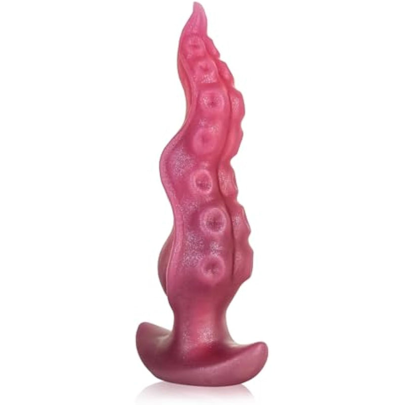 Flexible Tentacle Dildo Liquid Silicone Wearing Realistic Fantasy Anal Dildo With Safety Anchor Base G-Spot Stimulator Prostate Massager Adult Sex Toys For Men Women Gay Lesbian Couple (L)