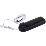 Black Mini G-Spot Stimulator Stimulation Sex Love Egg Strong Vibration Bullet Silver Vibrator Orgasm Egg Vibe Unisex Sex Toys Sex Vibe