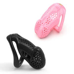 Male Penis Cage Chastity Cock Cage Pink Black Sex Toy Chastity Devices Lock Design Bdsm Toys For Couples Sex (Mediue,Pink)