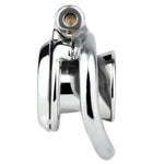 Inverted Chastity Cage Sex Toys Metal Penis Cage With Catheter And Urinal Tray Male Cock Cage With Invisible Lock For Binding Man'S Penis Breathable Stainless Steel Chastity Device (1.77In,B)