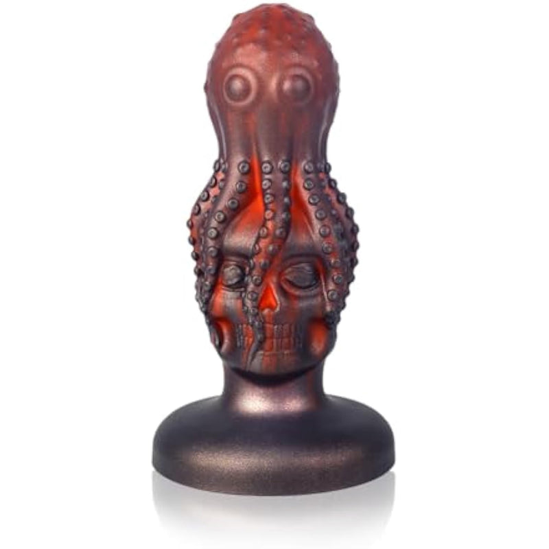 Monster Dildo Silicone Butt Plug With Suction Cup Knot Tentacle Anal Dildos Dark Octopus Beginner Training Sex Toys For Women Men And Couples (S)