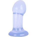 Small Dildo,4.3 In Angled Classic Soft Small Anal Plug, Beginner Anal Dildo Ease Training Adults Sex Toy For Women Men. Multifunctional Sex Toy Games, Great For Beginners & Experienced User (Blue)