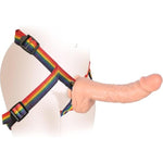 Strap-On Dildo Realistic Dildo With Wearable,Fetish Fantasy Strap Harness Adult Sex Toy Suction Cup For Couple Pegging Women Lesbian Silicone Dildo For Sex Fun 7.6''