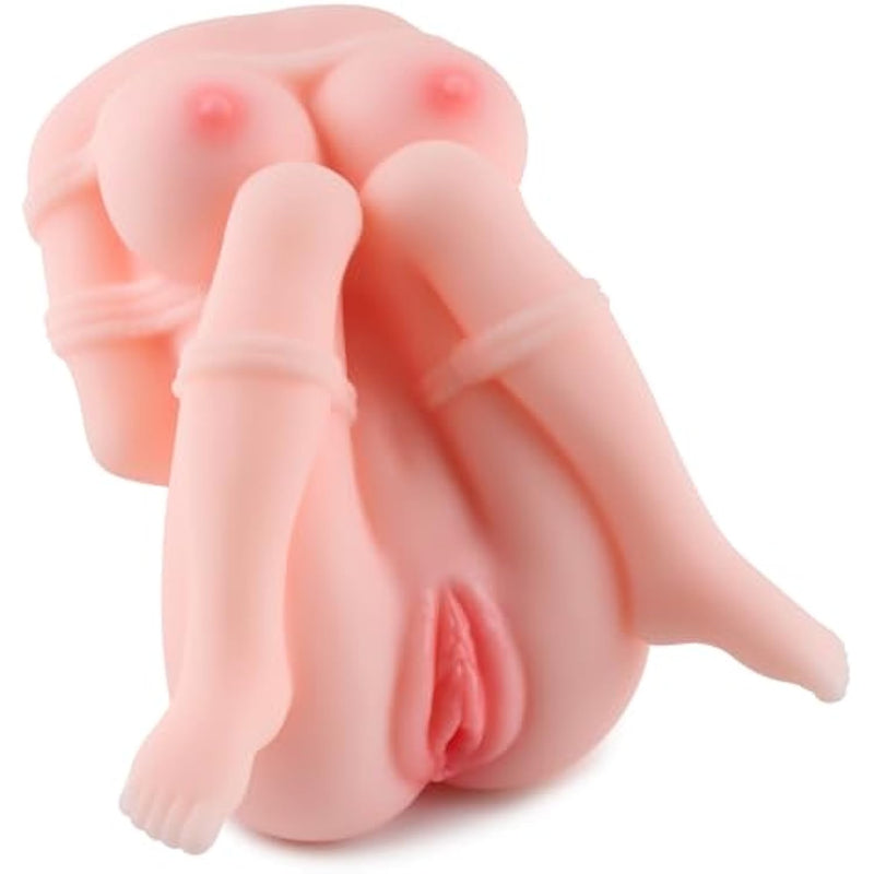 1.56Lb Sm Sex Doll Male Masturbators, 2 In 1 Sextoy With Pocket Pussy Ass Adult Sex Toys For Men, Comic Adaptation With Realistic Vagina Anus Mini Sex Dolls For Men