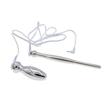 Male Masturbation Urethral Dilator Stainless Steel Urethral Sound Anal Plug Sex Suit Alternative Adult Sex Toys