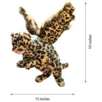 Leopard Plush Stuffed Toy Eagle Wings 15”, Soft & Huggable, Premium Quality Hybrid Animal Friend Encourages Adventure & Imagination