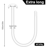 Clear Anal Plug,39 In Super Long Dildo Soft Butt Plug For Men And Women