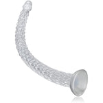 Adult Sex Toy Anus Sex Dilator Butt Plug Transparent Tpe Ultra Long Anal Plug Vaginal G-Spot Massager For Men Women Couple Advanced Player Dildo (19 In)