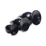Triple Cones 3 Piece Anal Plug Set - Black