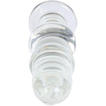Pagoda Large Glass Anal Plug Crystal Butt Plug Wand Anal Trainer Anus Expander Sex Toy (Large)