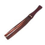 Sex Leather Whip Adult Sm Games Toy Couples Sexy Fun Spank Flogger Whip Cosplay Sexual Abuse Prop For Couples Sensual Play (Brown)