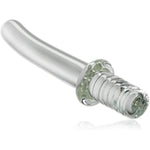 Anal Butt Plug Glass Anal Trainer Samurai Sword Clear Chrystal Pleasure Wand Anal Stimulation Adult Sex Toy For Men Women Couples Masturbation (L)