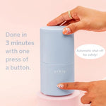 Pixie Menstrual Cup and Disc Steamer Sterilizer - 3 Minute Steam Clean - Sensor On-Off Button - Automatic Shut Off - Compact Cylinder Design