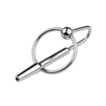 Urethral Plug, Hollow Urethral Dilator With Penis Rings Urethral Penis Plug Prostate Stimulation Masturbator Sex Toy For Men, 3.15 Inch