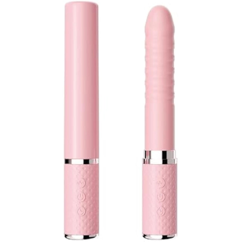 AME First Love (Soft Silicone Telescopic Vibrator, 10 Vibration Modes, Heating Function, USB Rechargeable)