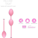 Frisky Pleasure Kegel Balls For Women, Premium Silicone Material With Crystal Button, Set Of 2, Beginner Friendly Sex Toy For Women (Pink)