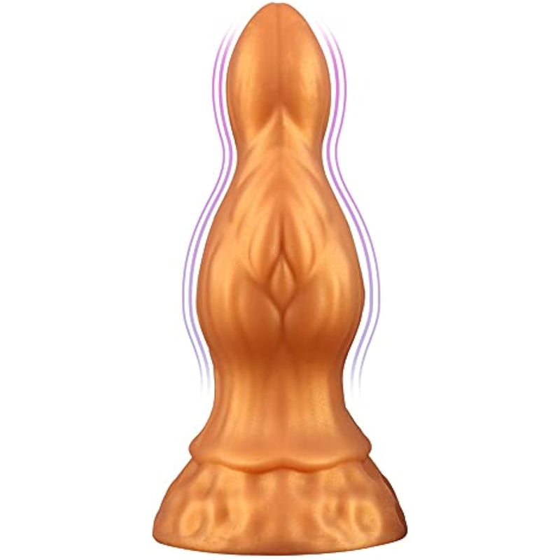 Liquid Silicone Anal Plug With Strong Suction Cup - Realistic Dildo For Vaginal And Prostate Stimulation - Adult Sex Toy For Beginners And Advanced Players