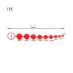 Tpe Adults Nine Section Bead Pulling Anal Plugs, Personal Portable G-Spot Massager Para Penis Suction Prostate Pussy Sexual Stimulation Training Sex Toy For Women Female Men Male Unisex