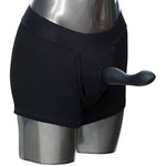 Packer Gear Black Boxer Brief Harness – Adult Strap On Sex Toys For Couples,Multi,Medium/Large (Pack Of 1),Se-1576-10-3