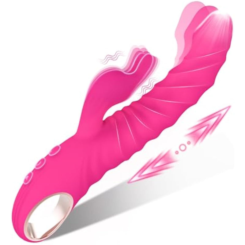 Thrusting Vibrator Couples Sex Toys, Rabbit Thrusting Dildo With 3 Thrusting 10 Vibration & 3 Wiggling Modes, Bdsm Adult Toys Female Sex Toy Clitoral Stimulator, Sex Novelties Adult Sex Toys & Games