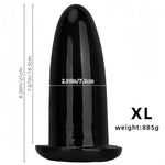 Huge Big Anal Butt Plugs Sex Toys, Large Anal Dildo Anus Dilator Anal Ball Prostate Massager with Suction Cup, Giant Anal Plug Anal Trainer G-spot Stimulator Expander for Men Women (XL)