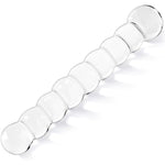 Men'S/Women'S Anal Beads - Glass Dildo, Gradually Increasing Bead Size Sensual Toy Wand - Easy-To-Clean Anal Toy, Crystal G-Spot Stimulation Pleasure Penis Anal Play Toy For Couples Women