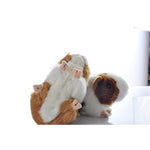 8 Inch Guinea Pig Plush Toy Stuffed Animal Toy Plush Animal Doll (Black)