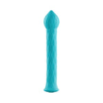 Diamond Wand Vibrator For Women - Flexible, Textured Adult Toy G Spot Vibrator With 21 Modes - Waterproof, Whisper Quiet, Silky Soft Silicone Adult Sex Toys For Women (Turquoise)