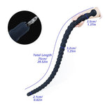 Anal Plug Hollow Butt Plug Long Dildo Shower Enema Douche Anal Enema Kit Vaginal Cleaner Flexible Liquid Silicone Prostate Massager G-spot Stimulation for Men Women Couple (Short)