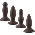 Anal Plug Training Sets?3 Sizes Anal Silicone Dildo With Strong Suction Cup For Men? G-Spot Sex Toys For Women Pleasure Dildo And Anal Play?Prostate Massage Sex Toys For Beginners (S-Brown)