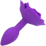 Anal Plug Training Sexy Shaped Butt Plugs Trainer Silicone Anal Plugs Beginners Starter For Men & Women Purple