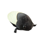 Beetle And Cicada Plush Toy - Realistic Cicada Filling Animal Plush Pillow Toy Girl And Boy Adult Festival Gift -19.7 Inches (Black)