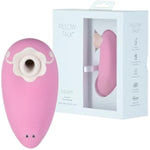 Dreamy Pulsing Massager, Premium Silicone With Swarovski Crystal, 7 Different Speeds, Rechargeable For Cordless Play, Travel Lock Feature (Pink)